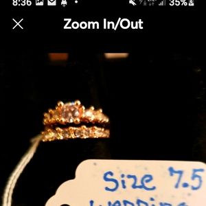 Gold Plated Wedding Bands- $35.00